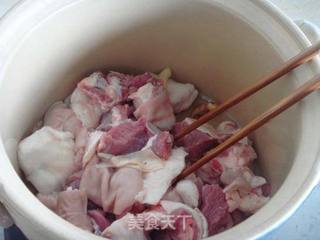 白萝卜炖羊肉的做法步骤:6