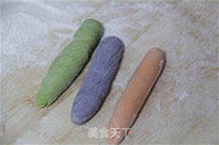 彩色饺子的做法步骤:4
