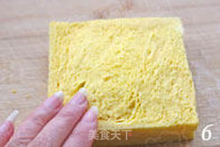 超高热量下午茶 巧克力西多士的做法步骤:6