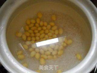 荠菜黄豆粥的做法步骤:4