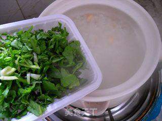 荠菜黄豆粥的做法步骤:6