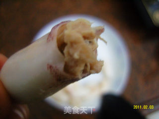 【豉香酿鱿鱼】的做法步骤:3