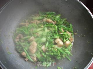 鲜肉炒花椰菜(菜花)~营养菜的做法步骤：8