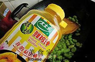 香菇炒蚕豆的做法步骤:7
