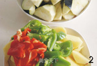 【东北地三鲜】改良少油版——经典下饭菜的做法步骤:2