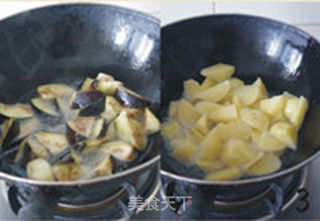 【东北地三鲜】改良少油版——经典下饭菜的做法步骤:3