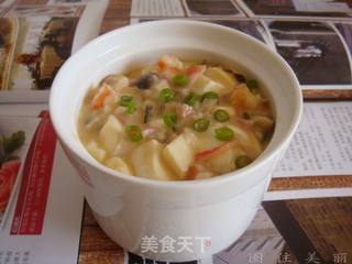 “蟹黄”豆腐的做法步骤:9