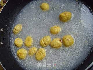 丝瓜烧栗子的做法步骤:6