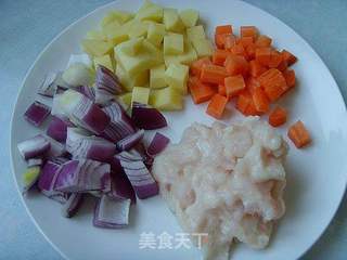 咖喱鱼丸的做法步骤:3