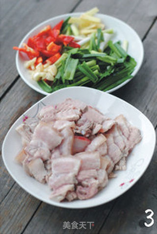 【豉香回锅肉】不吃肉的人也会爱上的一道菜的做法步骤：3