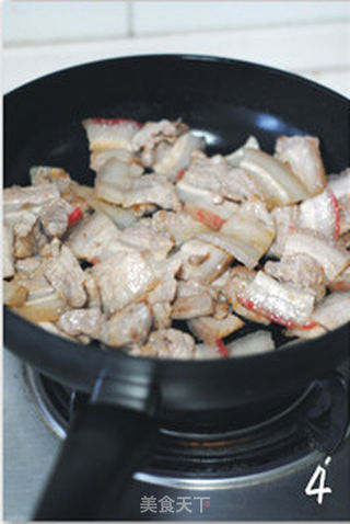 【豉香回锅肉】不吃肉的人也会爱上的一道菜的做法步骤：4