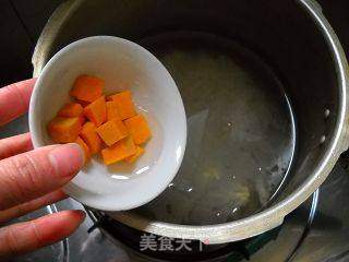 南瓜银耳粥的做法步骤:4