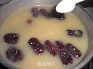 补血活血的----山药红枣玉米羹的做法步骤:6