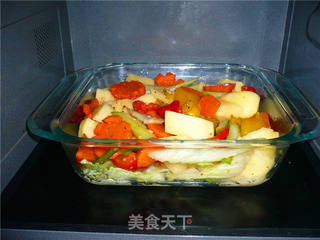 时蔬烤肉的做法步骤:10