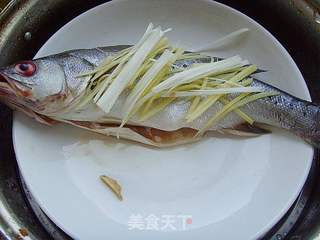 清蒸鲈鱼的做法步骤:5