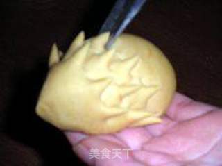 可爱的-----南瓜小刺猬的做法步骤:10