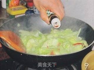 腊肉炒手撕包菜的做法步骤:9