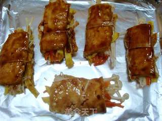 日式照烧豆腐卷的做法步骤：14