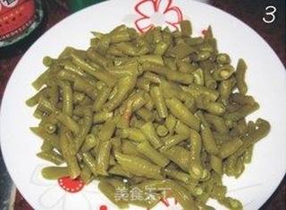 肉末酸豆角的做法步骤:3