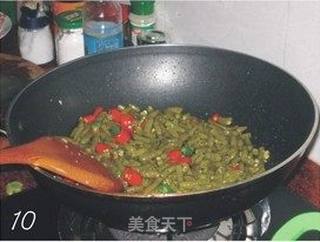 肉末酸豆角的做法步骤:10