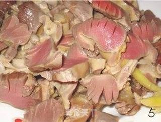 酸辣鸡胗的做法步骤:5
