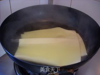 三色豆腐皮的做法步骤：3