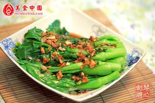 白灼菜心的做法步骤:7