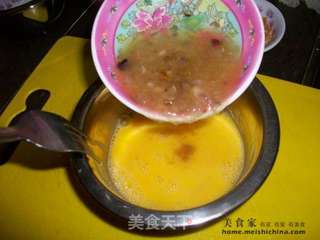 宝宝吃得香@@瑶柱虾米煎蛋的做法步骤：2