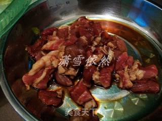 香芹炒肉(七)的做法步骤：3