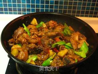 大盘鸡的做法步骤:14