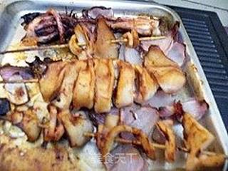 日式照烧烤鱿鱼的做法步骤:8