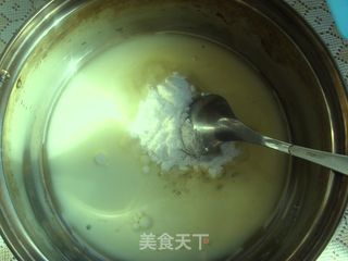 烫面抹茶戚风的做法步骤：3