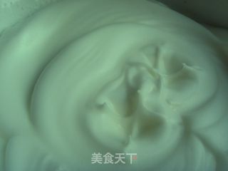 烫面抹茶戚风的做法步骤：6