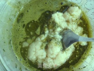 烫面抹茶戚风的做法步骤：8