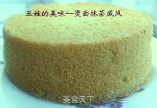 烫面抹茶戚风的做法步骤:14