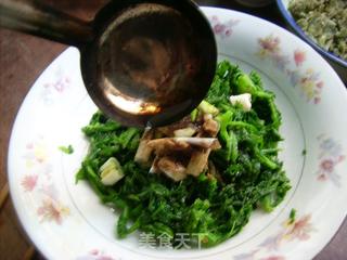 凉拌荠菜的做法步骤：5