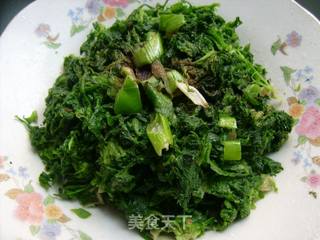 凉拌荠菜的做法步骤：7