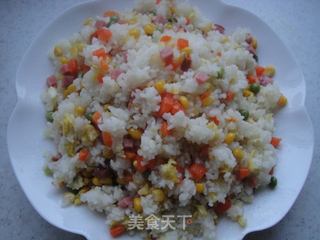 香橙炒饭的做法步骤：8