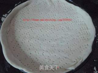培根玉米青椒派的做法步骤:8