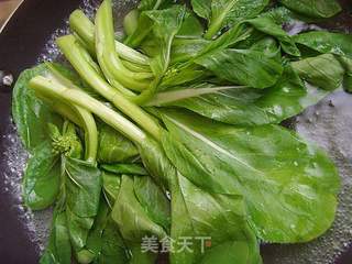 蚝油香菇菜心的做法步骤:2