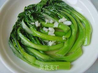 蚝油香菇菜心的做法步骤:7