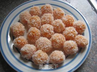 椰蓉糯米小丸子的做法步骤:8