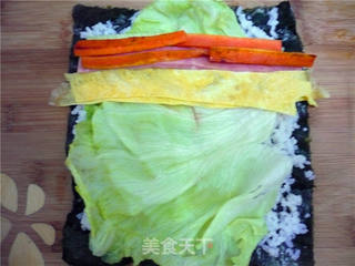 紫菜包饭的做法步骤:11
