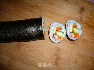 紫菜包饭的做法步骤:12
