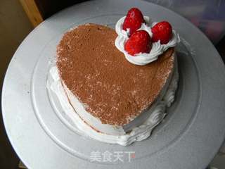 草莓奶油蛋糕的做法步骤：7