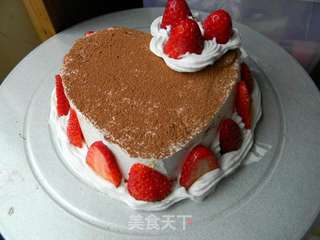 草莓奶油蛋糕的做法步骤：9