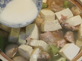 丝瓜豆腐羹的做法步骤：7