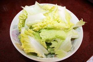 白菜焖油豆腐的做法步骤:2