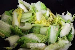 白菜焖油豆腐的做法步骤:5