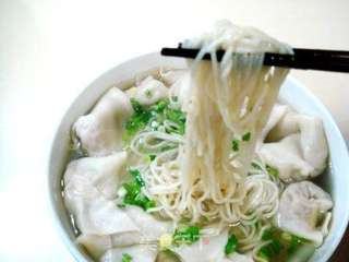 鸡汤鲜肉云吞面的做法步骤:34